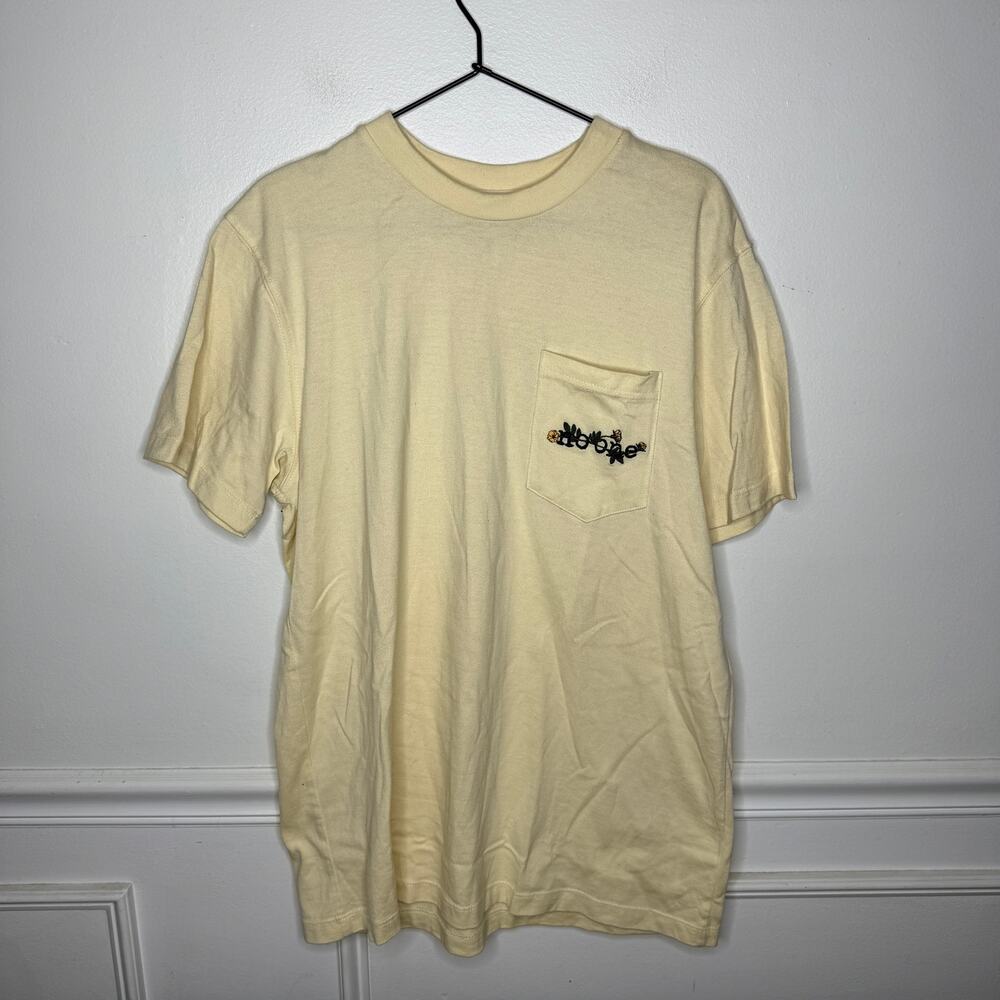 No One Clothiers "Respite" Pocket T - Off White Mens Unisex Medium